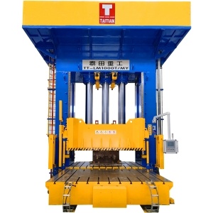 Hydraulische Presse für Verbundmaterial
